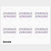 EJPurple Ronde Sticker (Vel)