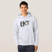 EK86 BLK LOGO HOODIE (Voorkant volledig)