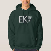 EK86 WHT-LOGO HOODIE (Voorkant)