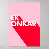 Ek Onkar Poster voor eigentijds ontwerp (Voorkant)