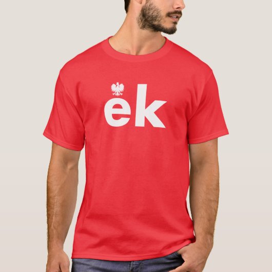 EK Poolse achternaam Tshirt (Voorkant)