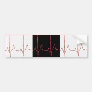 EKG BUMPERSTICKER
