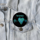 EKG-hartlijn Ronde Button 7,6 Cm (In situ)