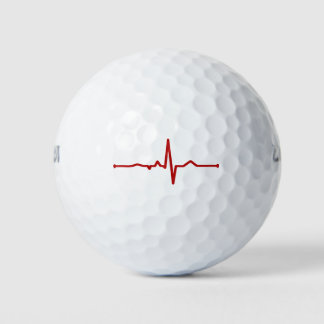 EKG Heartbeat Golf Ball Golfballen