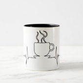 Ekg koffie tweekleurige koffiemok (Center)