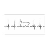 ekg kunststempel rubberstempel (Afrduk)