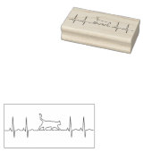 ekg kunststempel rubberstempel (Gestempeld)