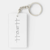 EKG Nurse sleutelhanger (achterkant)