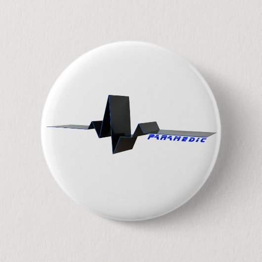 EKG Paramedic Ronde Button 5,7 Cm (Voorkant)
