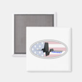 EKG Paramedic USA Magneet (Voorkant / Achterkant)