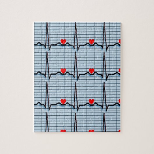 EKG Strips Legpuzzel (Verticaal)