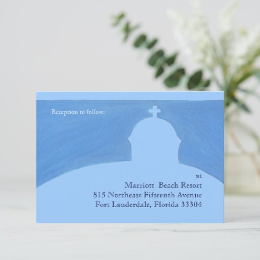 Ekklisia Reception Kaart (Staand voorkant)