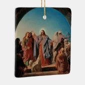 Ekman - Jezus wekt Lazarus Keramisch Ornament (Rechts)