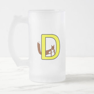 Ekorrsejdel Bokstav D Högerhand Matglas Bierpul