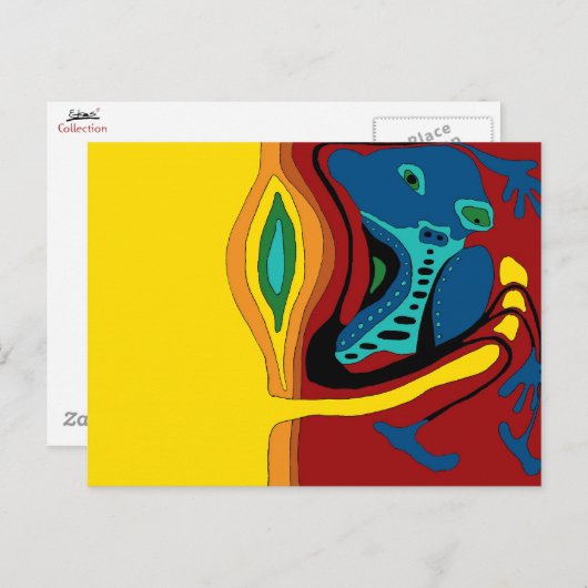 ekos crimped Briefkaart (Voorkant / Achterkant)