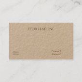 ekster en Jack Daw - Sepia Visitekaartje (Achterkant)