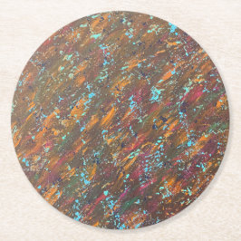 Ekster papier coaster ronde kartonnen onderzetter