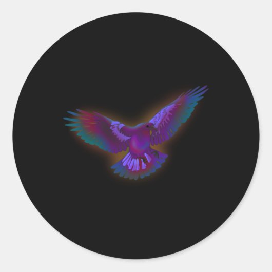 ekster-Sticker Ronde Sticker (Voorkant)