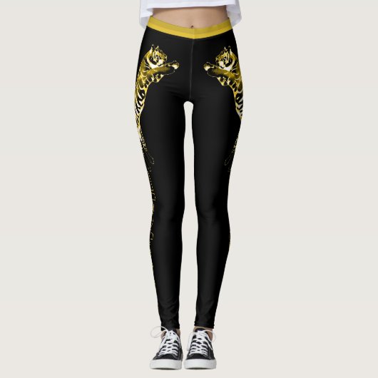 Ekstream Golden Tiger Leggings (Voorkant)