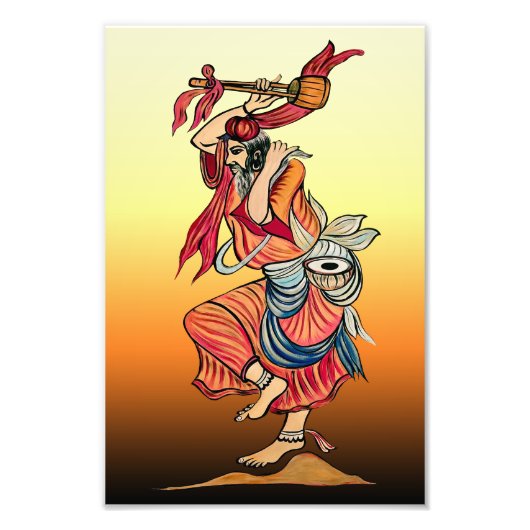 Ektara Baul Poster muur Hangende Fine Art(8 ''x12' (Voorkant)
