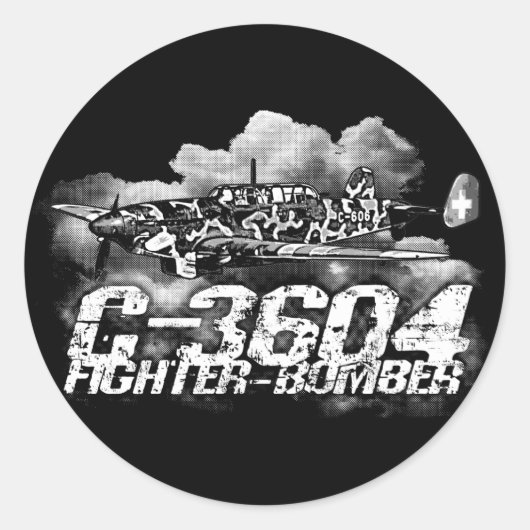 EKW C-36 Classic Ronde Sticker (Voorkant)