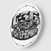 EKW C-36 grote klok acryl wandklok (Hoek)