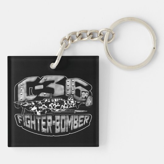 EKW C-36 Sleutelhanger Acryl Sleutelhanger (Achterkant)