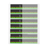 Ekwalificzer DJ BEWAAKT CALM EN Uw Creatieve Tekst Omwikkelbaar Adreslabel (Vel)