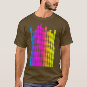 Ekwalificzer Rainbow Music Lover Sound Engineer Au T-shirt