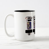 EL 34 Tubes Tweekleurige Koffiemok (Links)