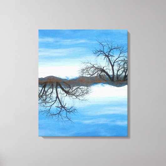 El Abuelo del Cielo Blauw canvas Print (Voorkant)