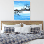 El Abuelo del Cielo Blauw canvas Print (Insitu (Slaapkamer))