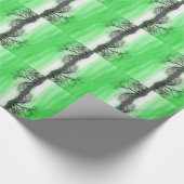 El Abuelo Del Cielo Trees Green Cadeaupapier (Hoek)