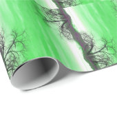El Abuelo Del Cielo Trees Green Cadeaupapier (Rol Hoek)