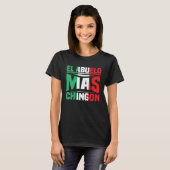 El Abuelo Mas Chingon Spanish Fathers Day Dia Del  T-shirt (Voorkant volledig)