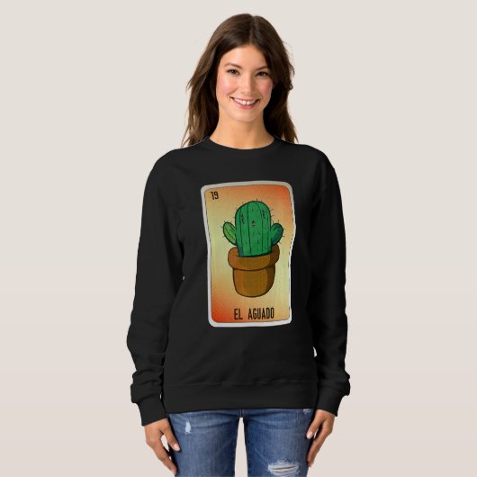 EL Aguado Mexican Slang Lottery Bingo Cards Trui (Voorkant volledig)