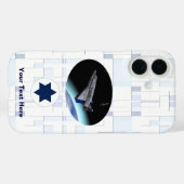 El Al Maslool Space Shuttle Case-Mate iPhone Case (Achterkant (horizontaal))