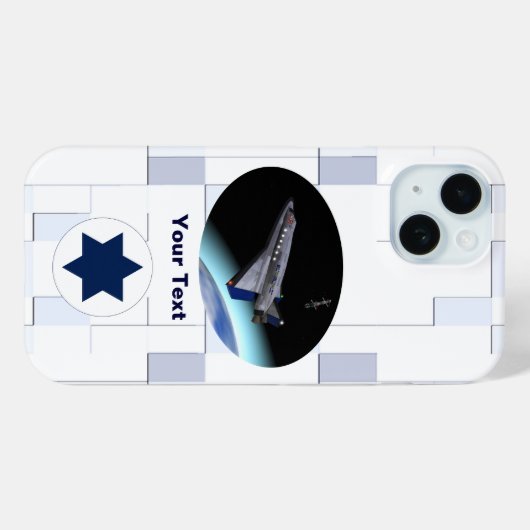 El Al Maslool Space Shuttle Case-Mate Samsung Gala iPhone Case (Achterkant (horizontaal))