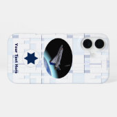 El Al Maslool Space Shuttle iPhone 16 Hoesje (Achterkant horizontaal)