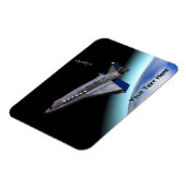 El Al Maslool Space Shuttle Magneet (Linkerzijde)