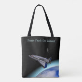 El Al Maslool Space Shuttle Tote Bag (Achterkant)