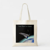 El Al Maslool Space Shuttle Tote Bag (Achterkant)