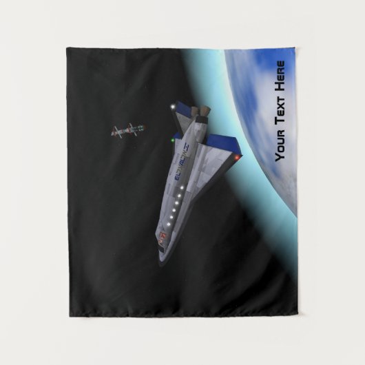 El Al Space Shuttle Wandkleed (Voorkant)