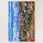 El Albayzín, Granada, Andalusië, Spanje. Legpuzzel (Verticaal)