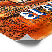 El Albayzín, Granada, Andalusië, Spanje. Poster (Hoek)