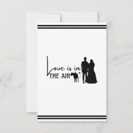 El amor de pareja de perros está en el aire