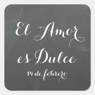 El Amor es Dulce- Pas deze stickers aan