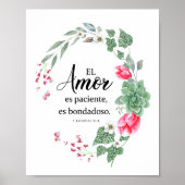 El amor es paciente Póster Poster (Voorkant)