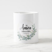 EL AMOR NUNCA FALLA GROTE KOFFIEKOP (Voorkant)