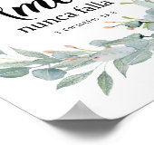 EL AMOR NUNCA FALLA POSTER (Hoek)